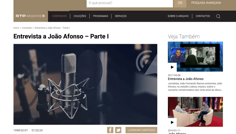 João Afonso edita novo álbum Todo Tempo - Glam Magazine